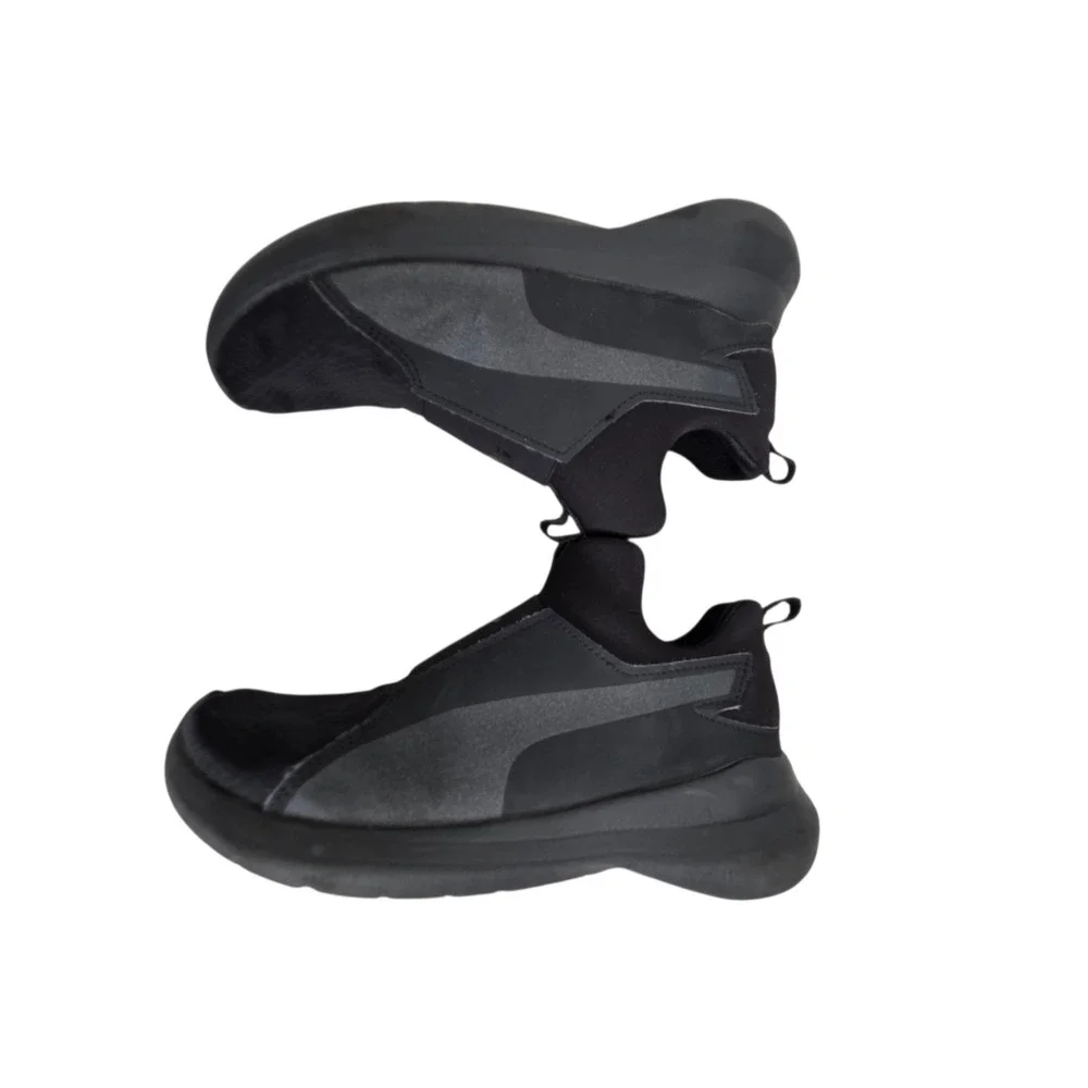 Puma Rebel Mid Womens Black‎ Slip On Sneakers Size 7.5